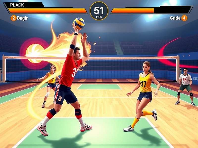 Power Smash Elite character selection screen showing diverse athletes