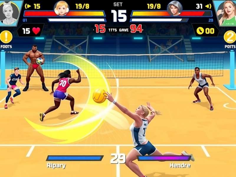 Power Smash Elite multiplayer match showing competitive gameplay